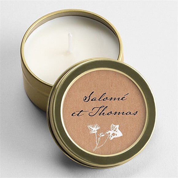 Bougie mariage Lierre grimpant réf.N360699