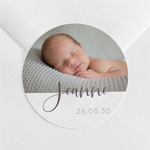 Sticker naissance Joli photomaton réf.N360924