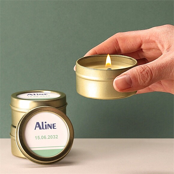 Bougie allumée