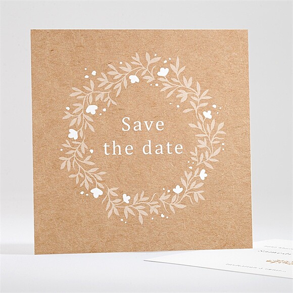 Save the Date mariage Gravure réf.N351283