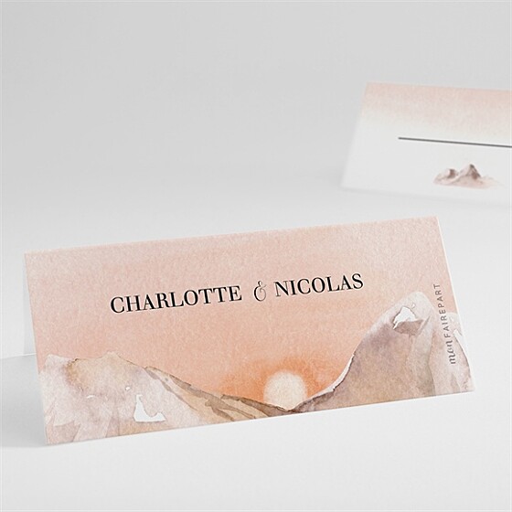 Marque-place mariage la savane