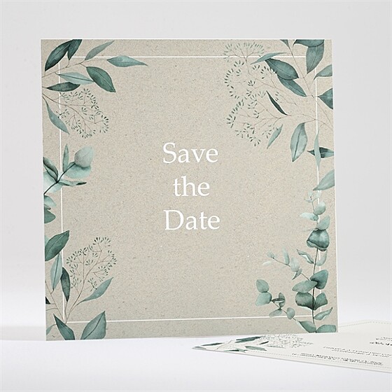 Save the Date mariage intimité