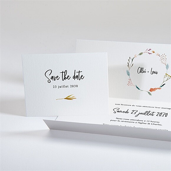 Intérieur du faire-part