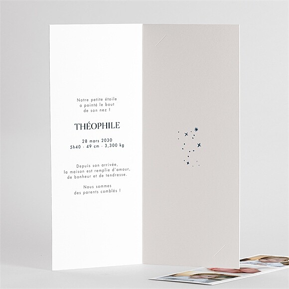 Intérieur du faire-part