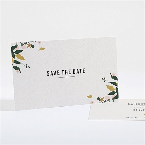 Save the Date mariage Vintage Champetre réf.N161258