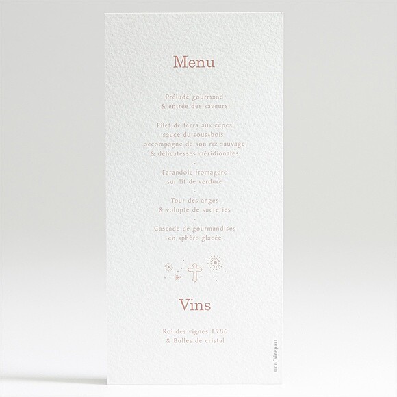 Dos du menu