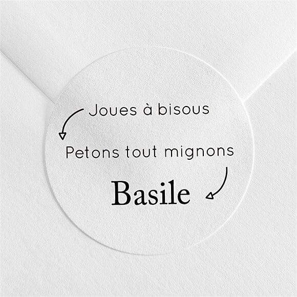 Sticker naissance Petit Trésor réf.N3601375