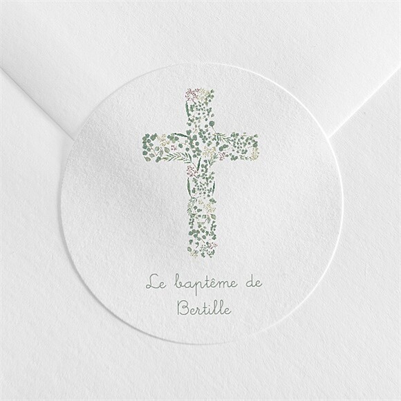 Sticker baptême Belle Journée réf.N3601531