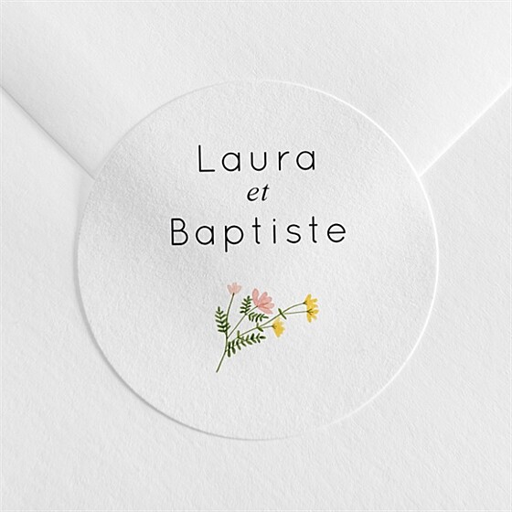 Sticker mariage joie champetre