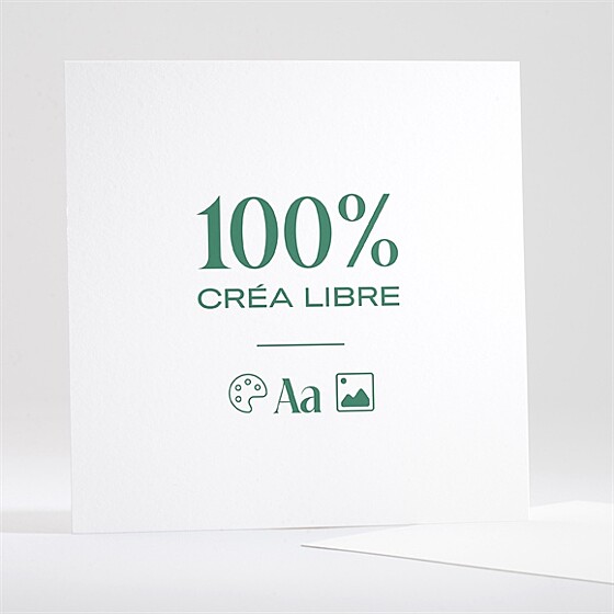 Carte de voeux professionnel vierge carré