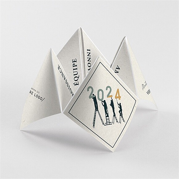 Carte de voeux Artisan origami réf.N330108