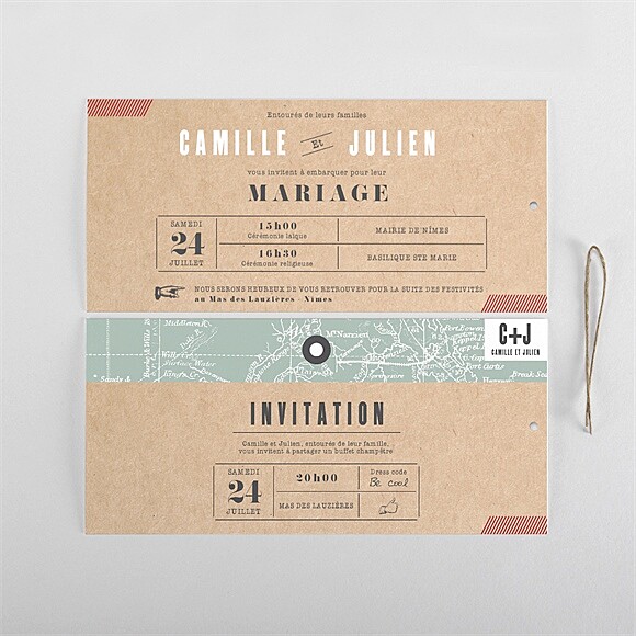 Cartes intérieures recto