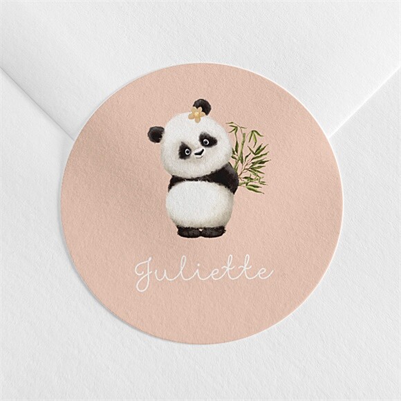 Sticker naissance Mon panda réf.N3601802