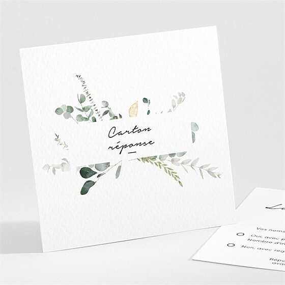Carton réponse mariage pastel