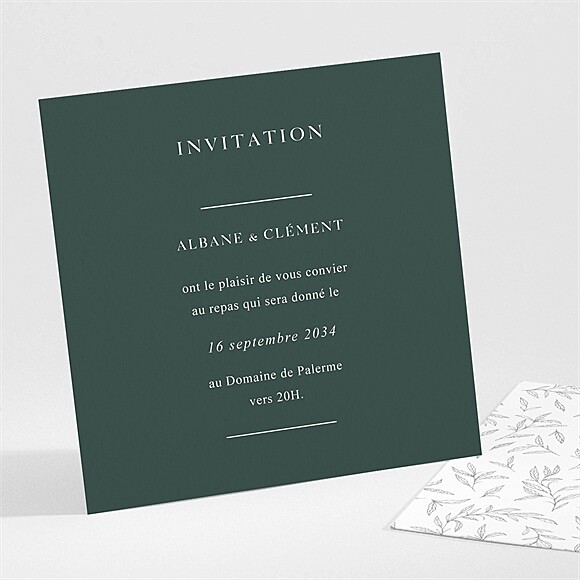 Carton d'invitation mariage Toi c'est Moi réf.N301540