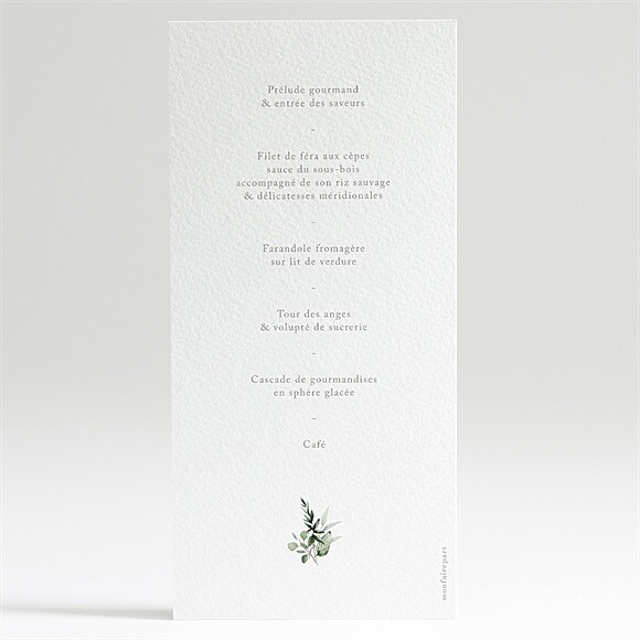 Dos du menu