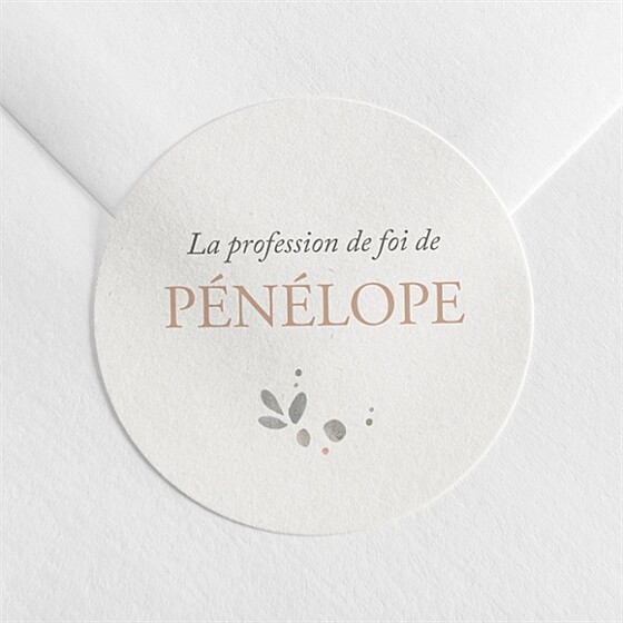 Sticker profession de foi trésor