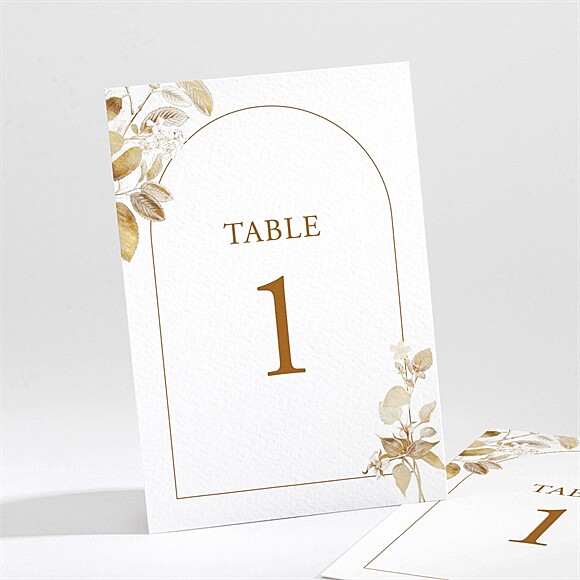 Numéro de table mariage Délicatesse végétale réf.N211650