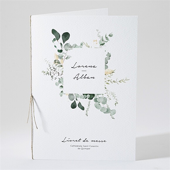 Livret de messe mariage Pastel réf.N491556