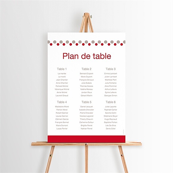 Plan de table mariage Humour original réf.N260352