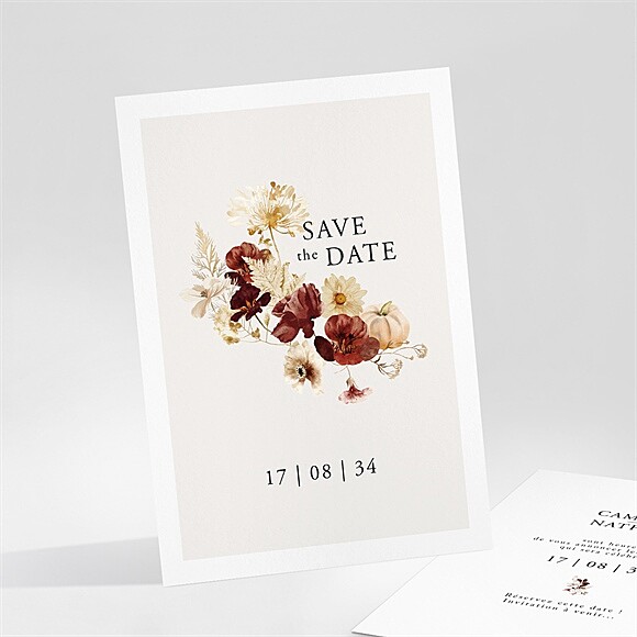 Save the Date mariage En automne réf.N251127