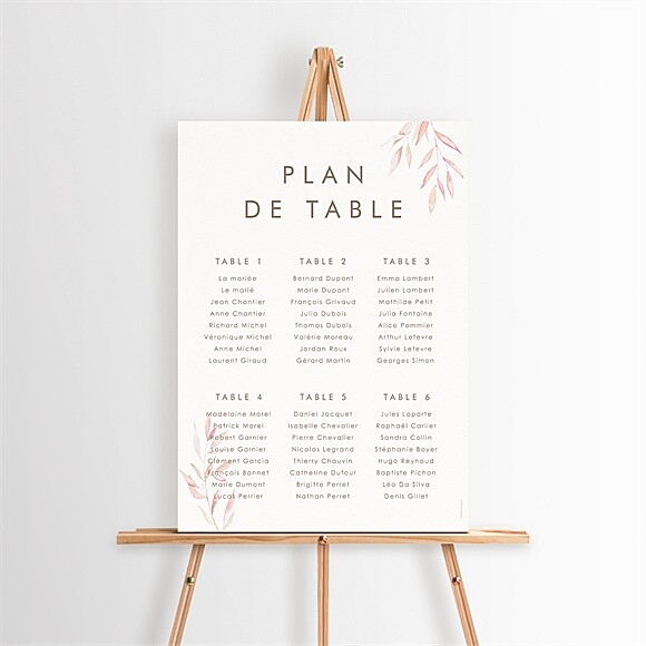 Plan de table mariage Notre Lien réf.N260369