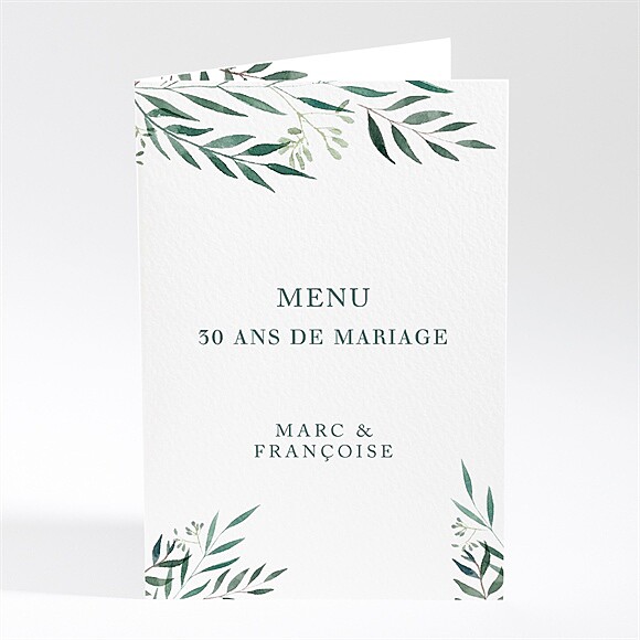 Menu anniversaire de mariage ALL IN ONE invitation réf.N401914