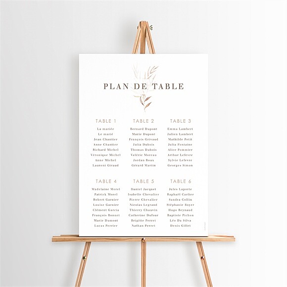 Plan de table mariage L'arche réf.N260412