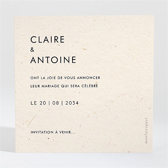 Dos de la carte