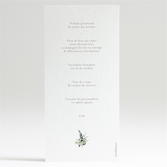 Dos du menu