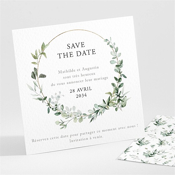 Save the Date mariage sacré