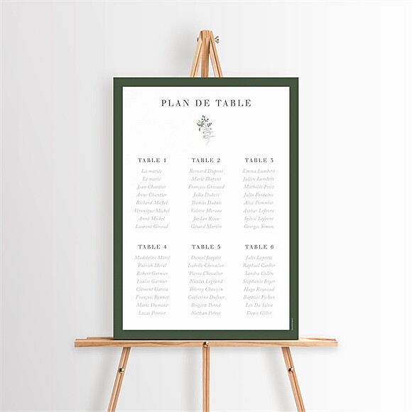 Plan de table mariage C'est noël ! réf.N260438