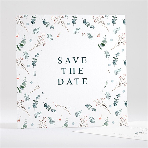 Save the Date mariage Hivernal réf.N351586