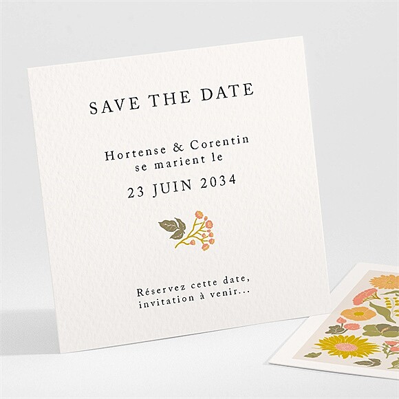 Save the Date mariage Hippie chic réf.N301606