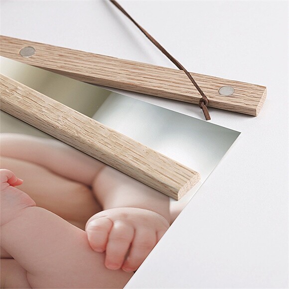 Détail des supports en bois