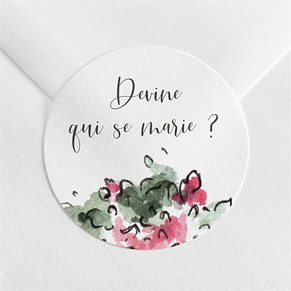 Sticker mariage Jolie Devinette réf.N3602281