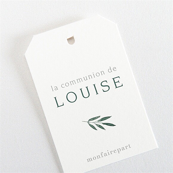 Dos du marque-place