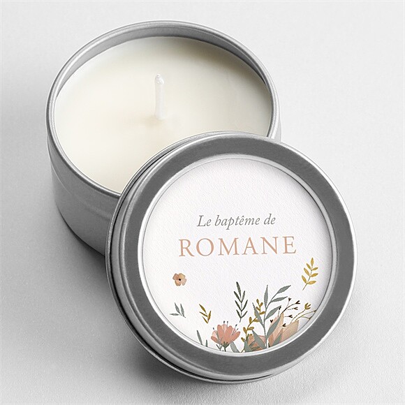 Bougie baptême Tout en Joie argent réf.N3602361