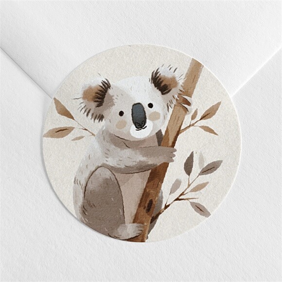 Sticker naissance Mon petit koala réf.N3602362