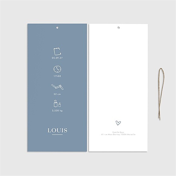 Cartes intérieures verso