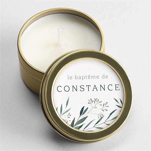 Bougie baptême Adulte or réf.N3602448