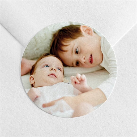 Sticker baptême Frère et soeur réf.N3602473