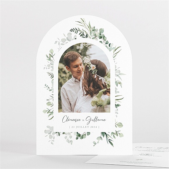 Remerciement mariage Lyrisme arche réf.N27195