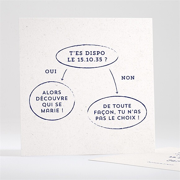 Save the Date mariage Allez viens ! réf.N351635