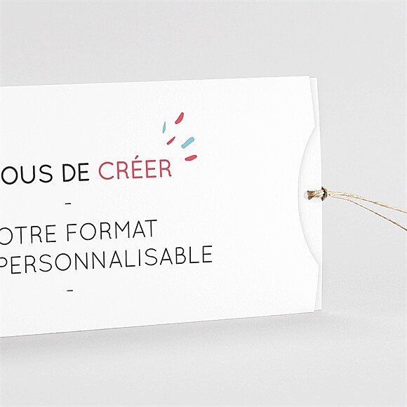 Faire-part naissance 100% à inventer pochette duo réf.N85142