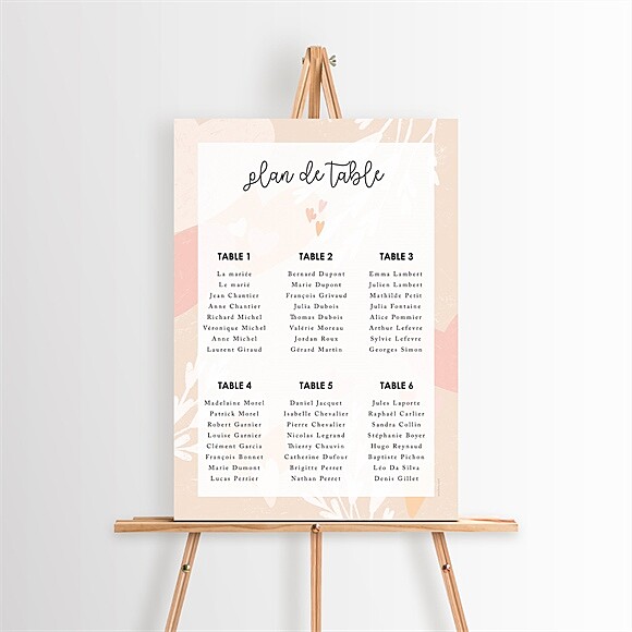 Plan de table mariage Love is all réf.N260562