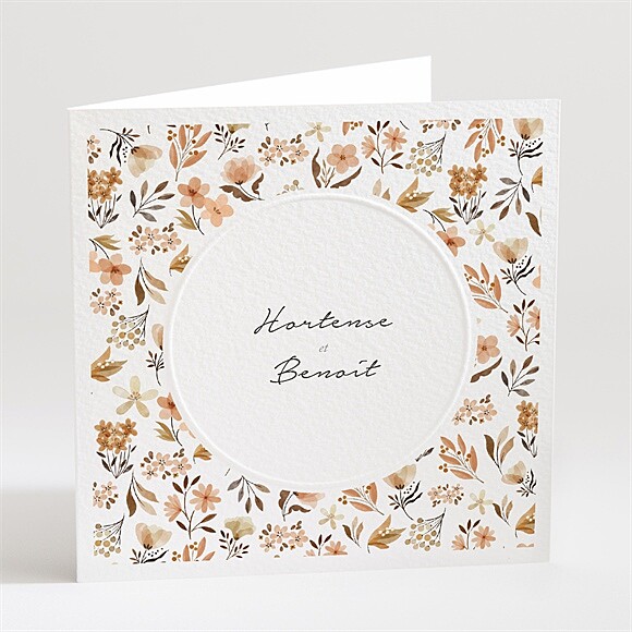 Faire-part mariage Motif d'automne réf.N451675