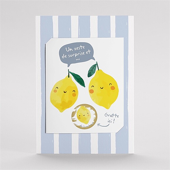 Faire-part naissance Mon petit citron réf.N231129