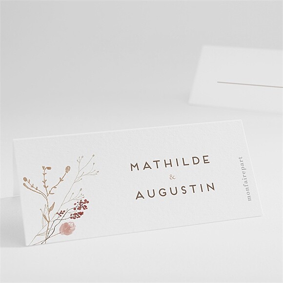 Marque-place mariage Couronne d'automne réf.N4401043