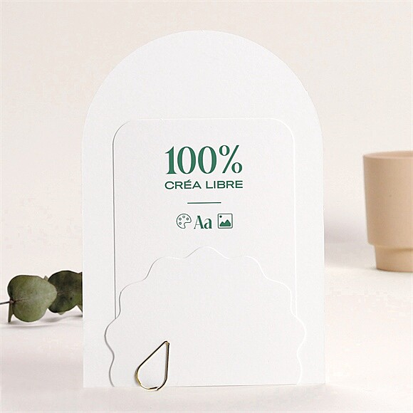 Faire-part mariage Multi-cartes à personnaliser réf.D20104